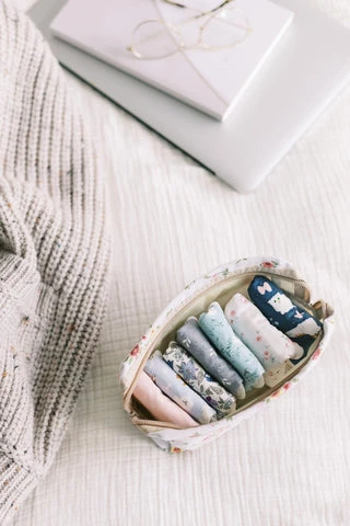 hannahpads folded inside pouch