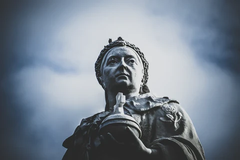Victorian Statue in Belfast City Hall, Donegall Square North, Belfast, Northern Ireland