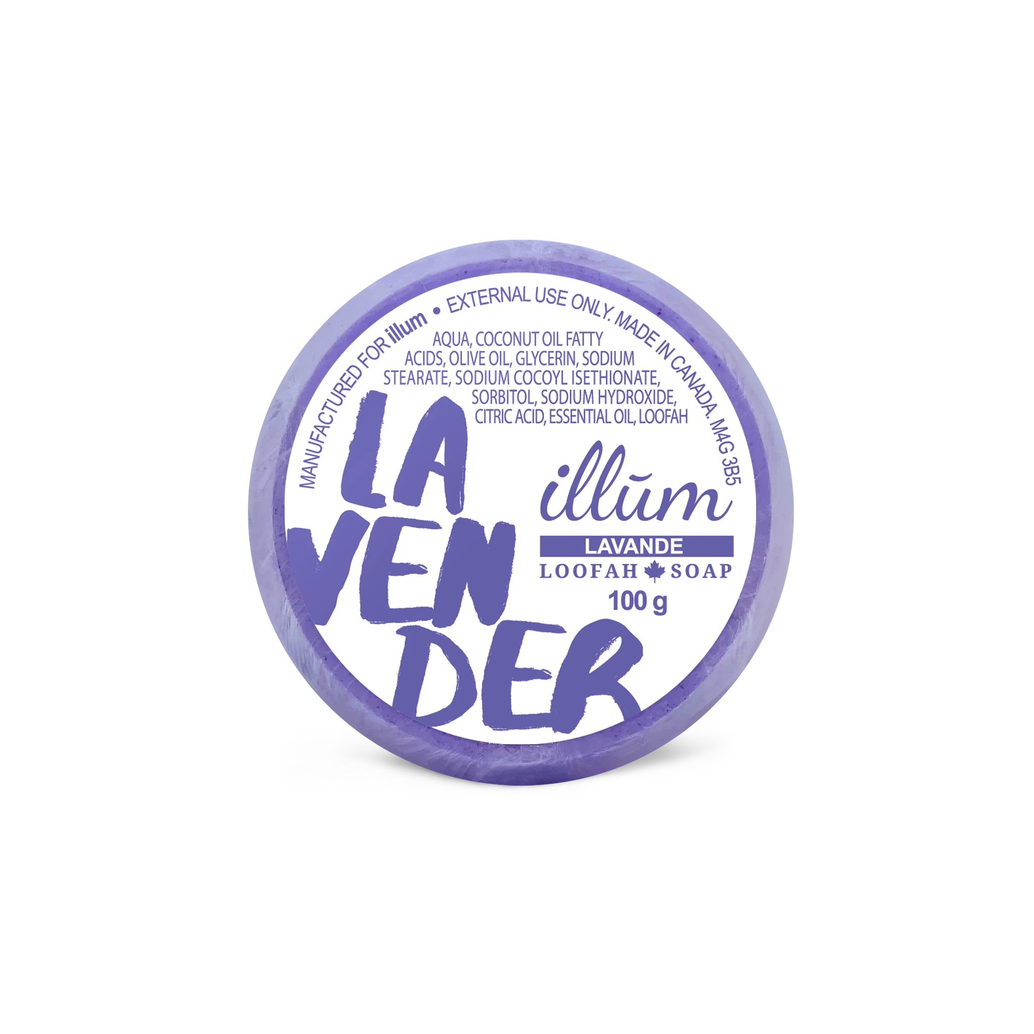 illum Loofah Soap - Lavender