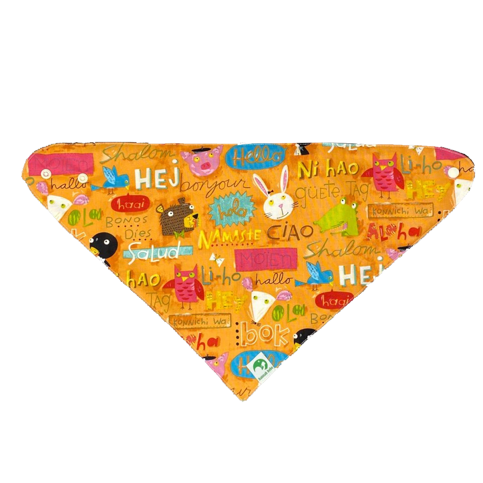 Organic Cotton Scarf Bib